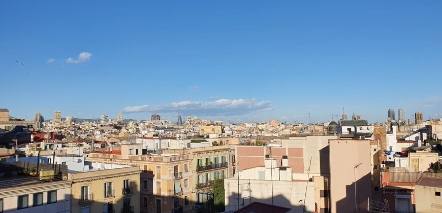 NEW BUILD PENTHOUSE with beautiful terrace on the same level in Ronda Sant Antoni (Penthouse 1)