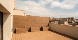 ÁTICO DE OBRA NUEVA con preciosa terraza a nivel en Ronda Sant Antoni. (Ático 2)