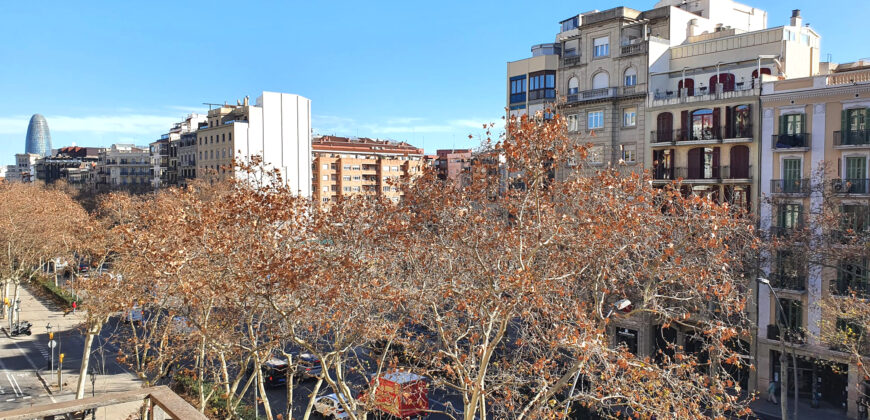 OPORTUNIDAD. Piso ALTO Y MUY SOLEADO con 4 habitaciones y DOS BALCONES junto Passeig Sant Joan y Plaça Tetuan. 