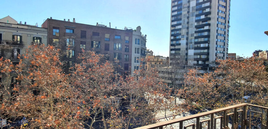 OPORTUNIDAD. Piso ALTO Y MUY SOLEADO con 4 habitaciones y DOS BALCONES junto Passeig Sant Joan y Plaça Tetuan. 