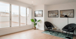 ÁTICO DE OBRA NUEVA con preciosa terraza a nivel en Ronda Sant Antoni. (Ático 2)